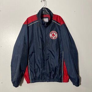 Vintage MLB Genuine Merch G-lll Boston Red‎ Sox Embroidered Blue Jacket Men’s L